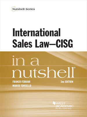 cover image of International Sales Law - CISG - in a Nutshell